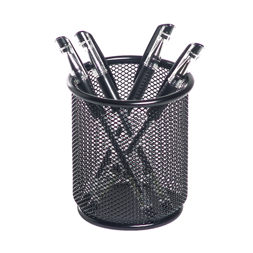 Office Depot Brand Mesh Pencil Cup, Black