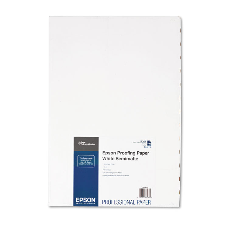 Commercial Proofing Paper, 10 mil, 13" x 19", White