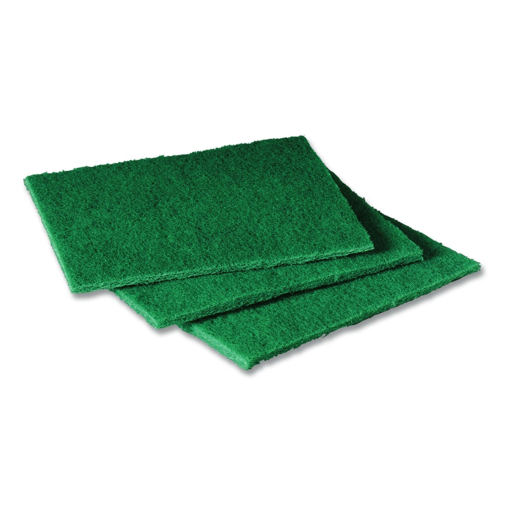 Scotch-Brite Scrubbing Pads, Green, Box Of 20