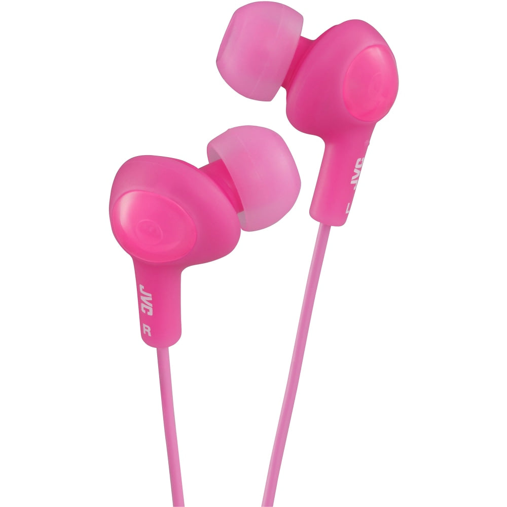JVC Gummy Plus In-Ear Headphones, Pink