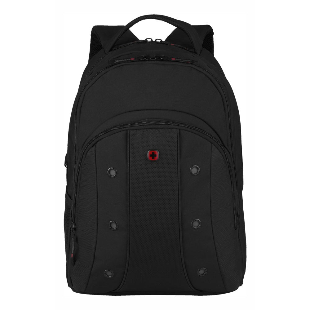 Wenger Upload Backpack With 16in Laptop Pocket, Black