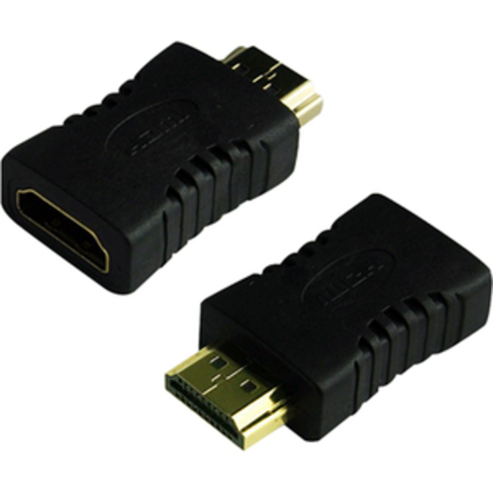 4XEM HDMI A Male To HDMI A Female Port saver Adapter supporting 1080p 3D - 1080p 3D HDMI Port saver HDMI female to male adapter 1 x HDMI (Type A) Female Digital Audio/Video - 1 x HDMI (Type A) Male Digital Audio/Video - Gold Plated Connector - Black