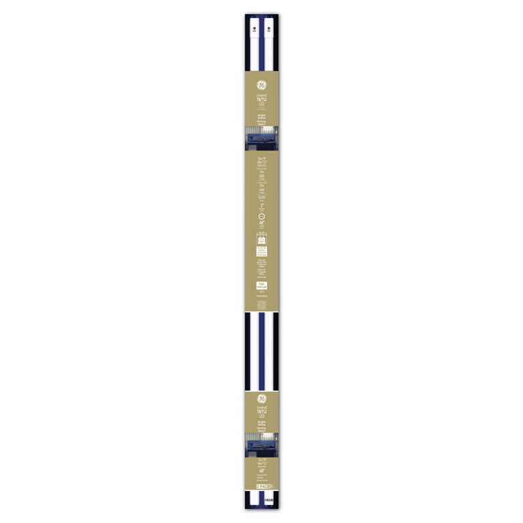48" T8/T12, 40 W, T8 Tube, 15 W, Bright White, 6/Carton