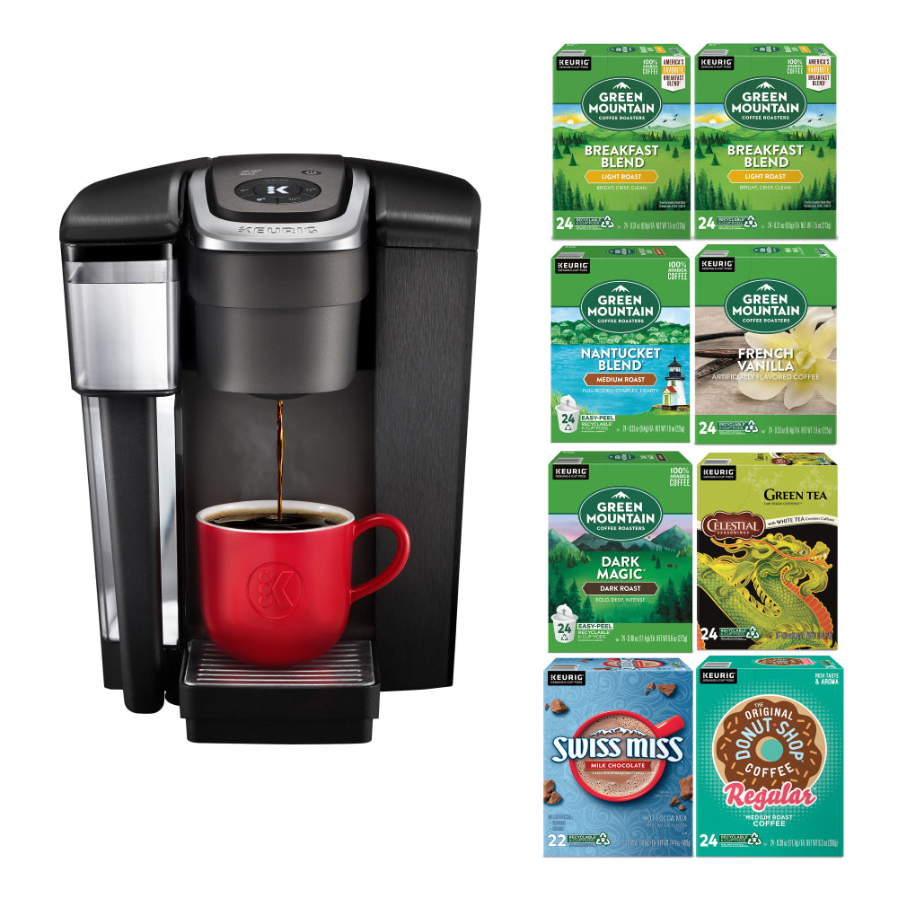 Keurig K1500 Bundle With 8 Sleeves Of K-Cup Pods