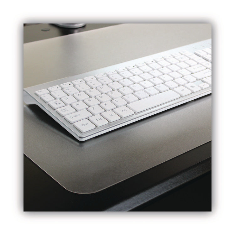desktex polycarbonate desk pad, 22 x 17, clear