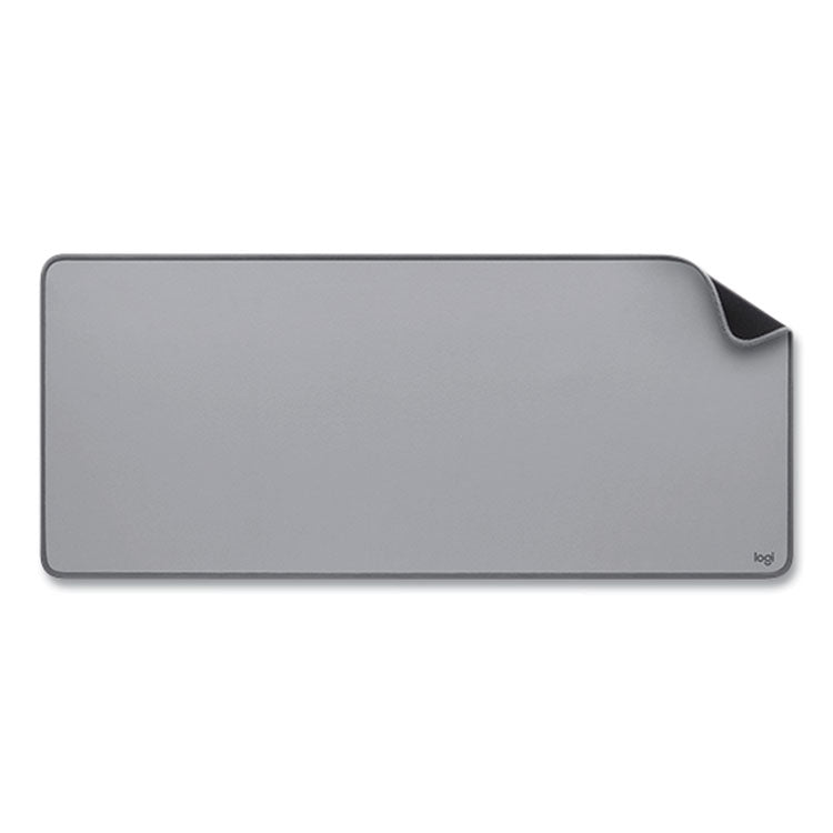 Studio Series Polyester Desk Mat, 27.5 x 11.8, Mid Gray