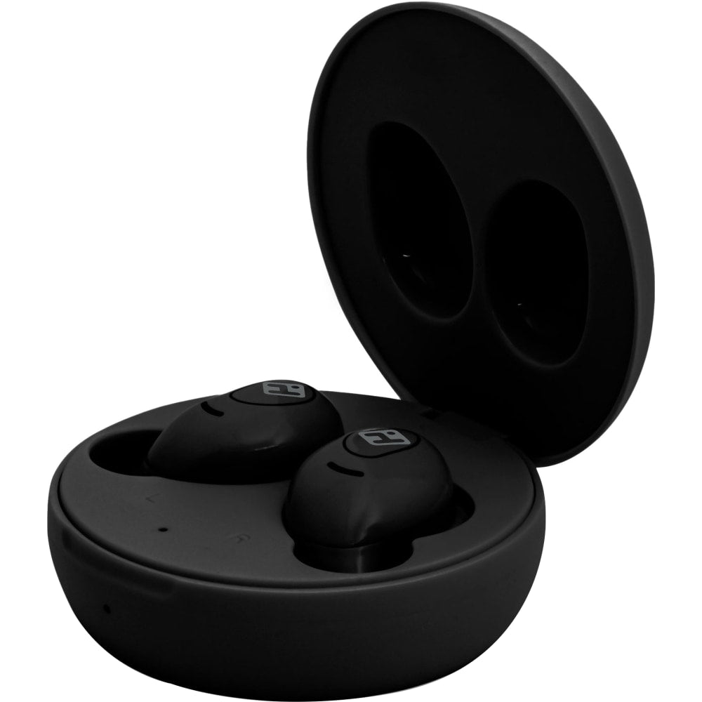 iHome XT-59 True Wireless Bluetooth In-Ear Earbuds, Black
