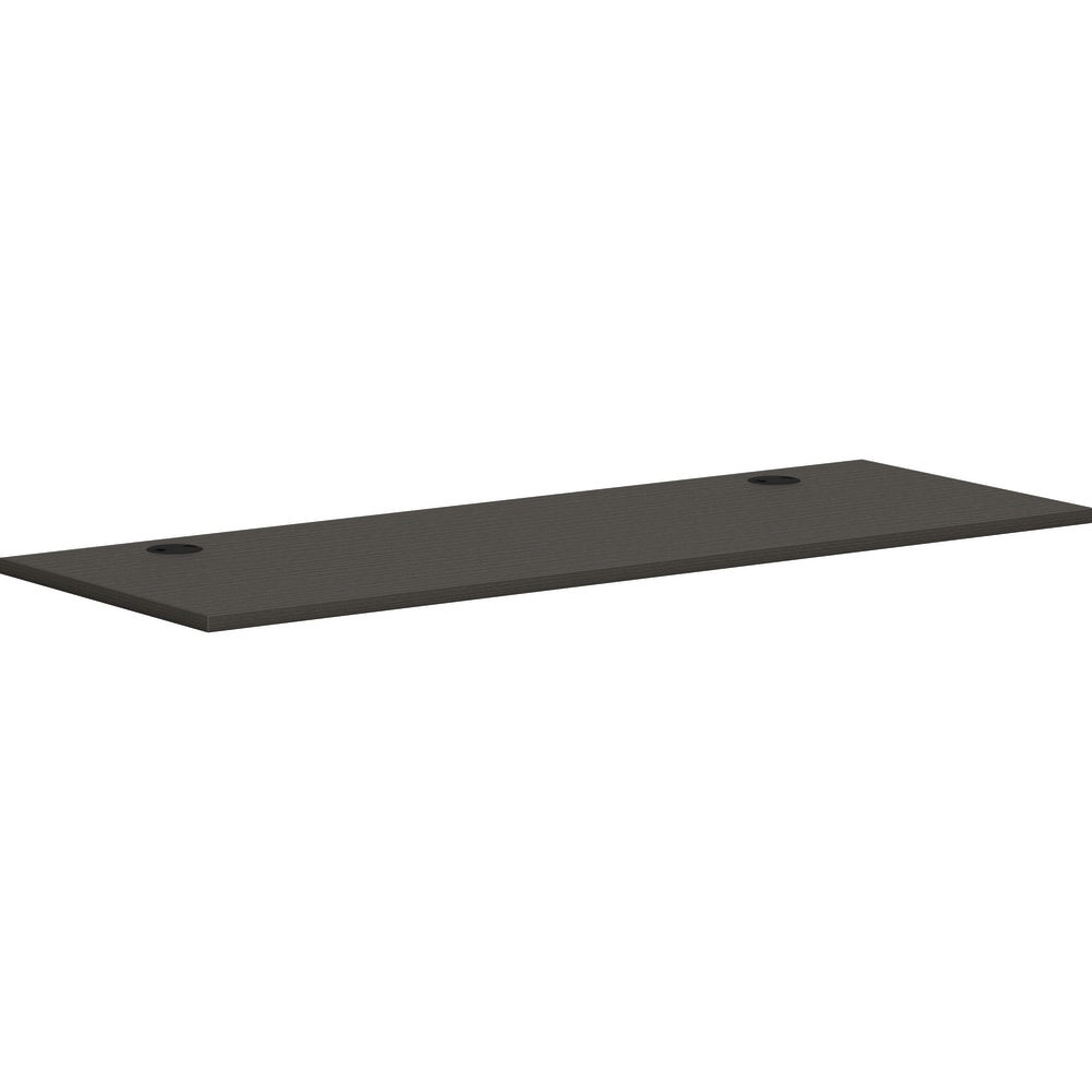 HON Mod Worksurface, 24in x 66in, Slate Teak
