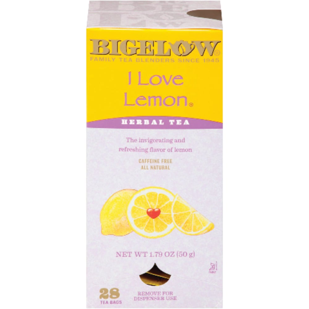 Bigelow I Love Lemon Tea Bags, Box Of 28