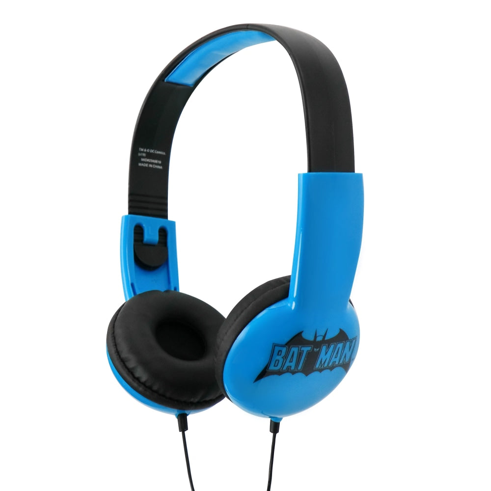 Sakar Batman Kid-Safe Adjustable Headphones, Blue