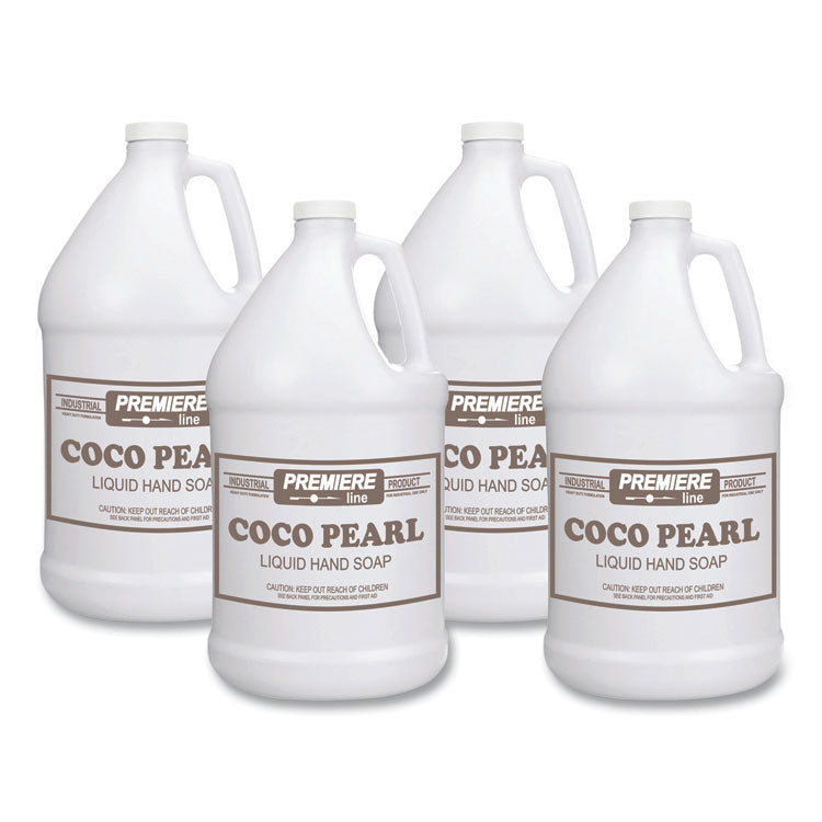 Coco Pearl Liquid Hand Soap, Coconut Scent, 128 oz, 4/Carton