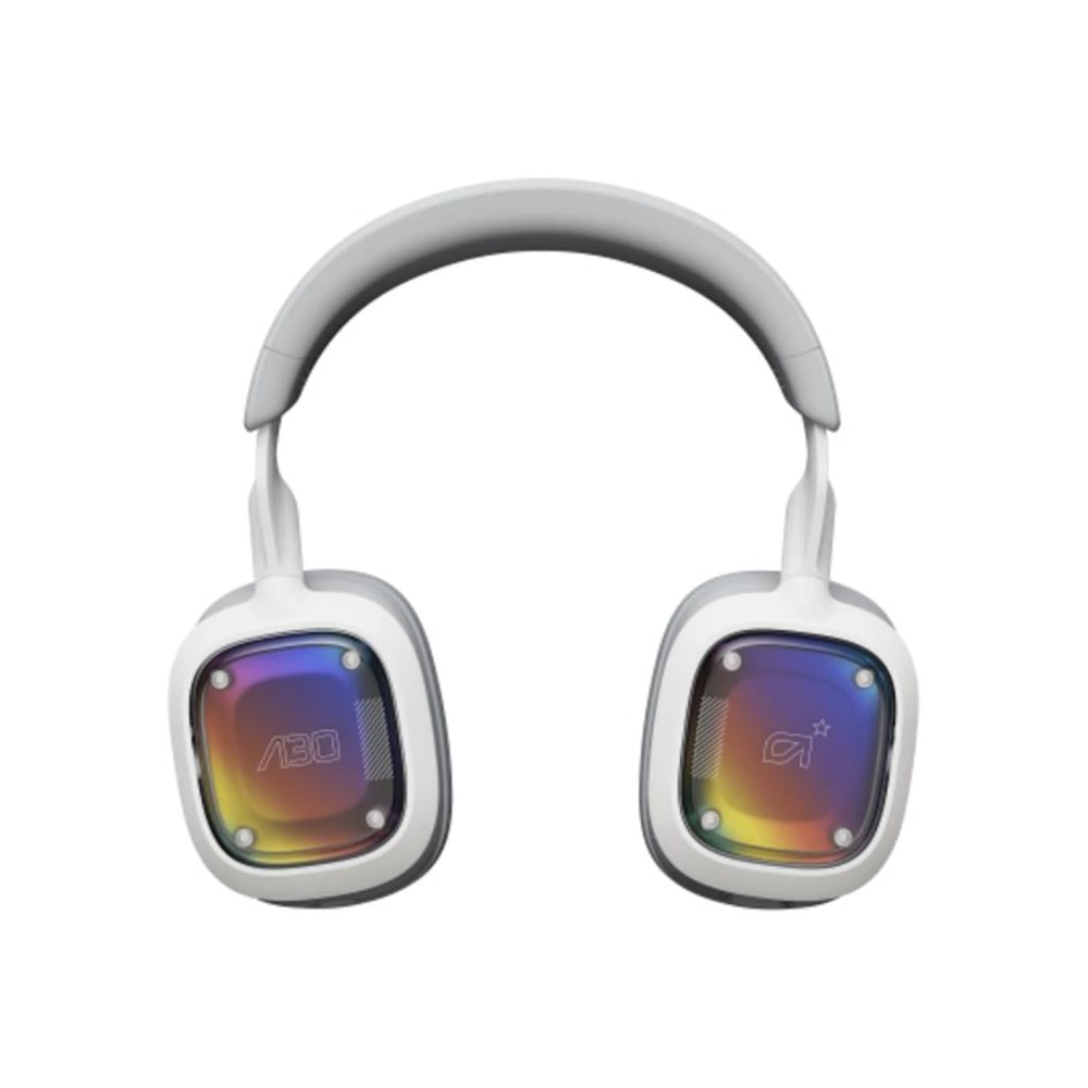 Logitech A30 Gaming Headset - Mini-phone (3.5mm), USB Type A - Wired/Wireless - Bluetooth/RF - 49.2 ft - 32 Ohm - 20 Hz - 20 kHz - Over-the-head - Circumaural - 4.92 ft Cable - Omni-directional, Uni-directional Microphone - White