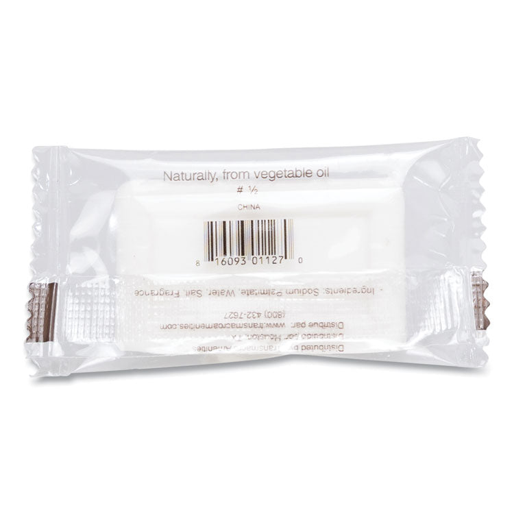 Amenity Bar Soap, Pleasant Scent, # 1/2, 1,000/Carton
