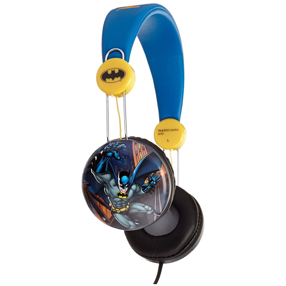 Sakar Batman Over The Ear Kids Headphones, Blue
