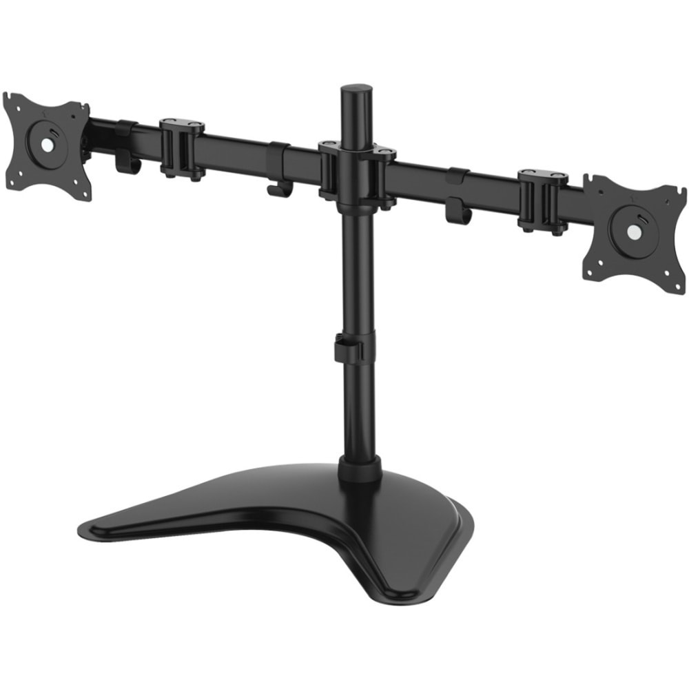 SIIG Articulated Freestanding Dual Monitor Desk Stand - 13in-27in - Mounting kit (desk stand, 2 articulating arms) - for 2 LCD displays - steel - screen size: 13in-27in
