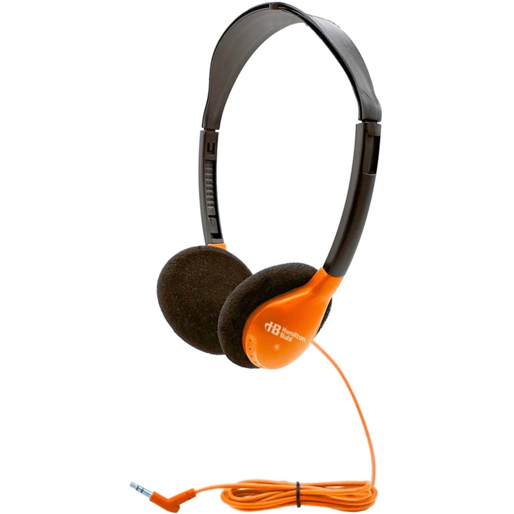 Hamilton Buhl Personal On-Ear Stereo Headphone, ORANGE - Stereo - Orange - Mini-phone (3.5mm) - Wired - 32 Ohm - 50 Hz 16 kHz - On-ear - Binaural - Ear-cup - 5 ft Cable