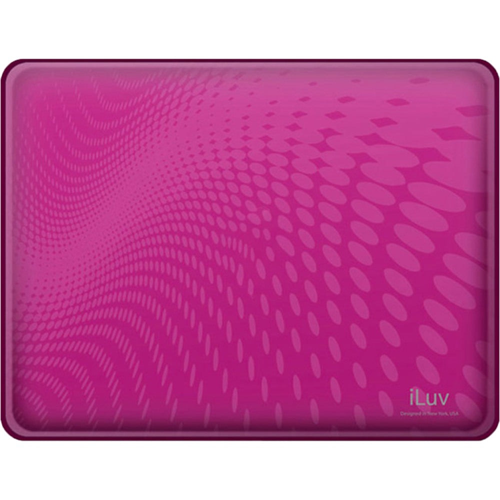 iLuv Flexi-Clear iPad 1G Case, Pink Dot Wave, 99575839M