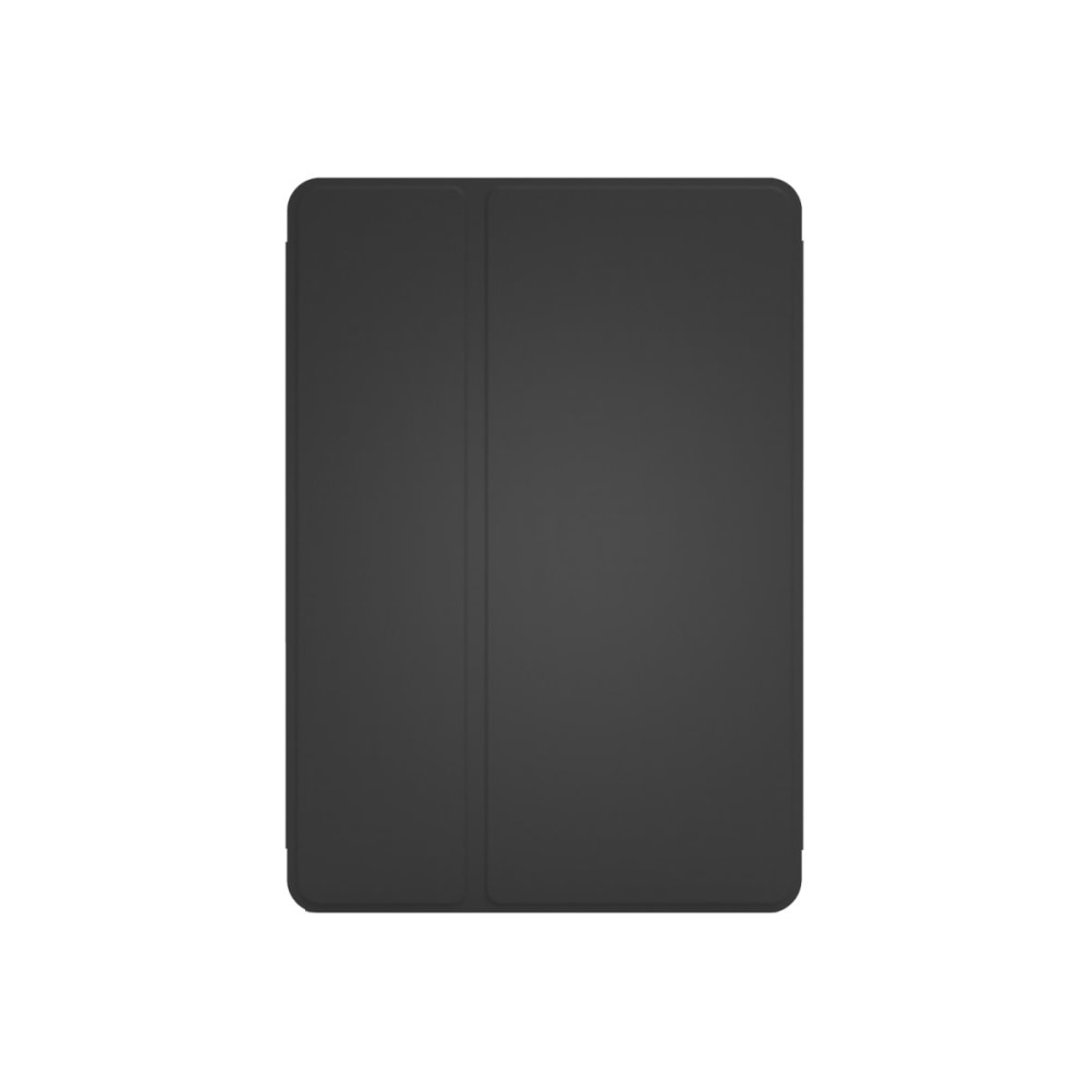 STM Studio - Flip cover for tablet - polyurethane, polycarbonate - crystal clear, black smoke - 10.5in - for Apple 10.2-inch iPad (7th generation); 10.5-inch iPad Air; 10.5-inch iPad Pro