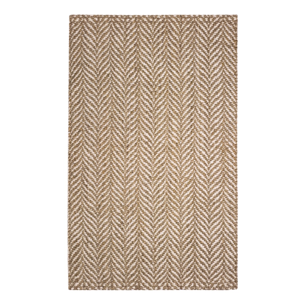 Anji Mountain Sandscape Jute Rug, 5ft x 8ft, Multicolor