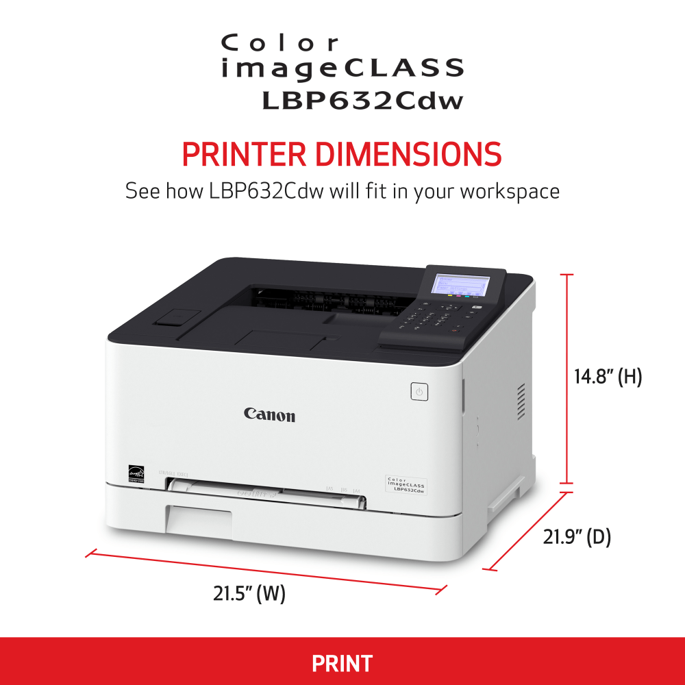 Canon imageCLASS LBP632Cdw Wireless Laser Color Printer