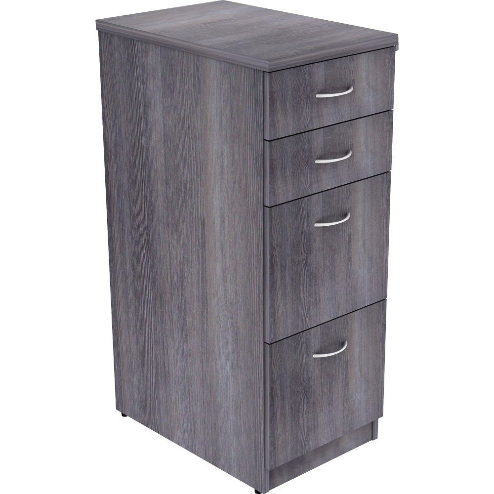 Lorell Relevance Series Pedestal File, Charcoal