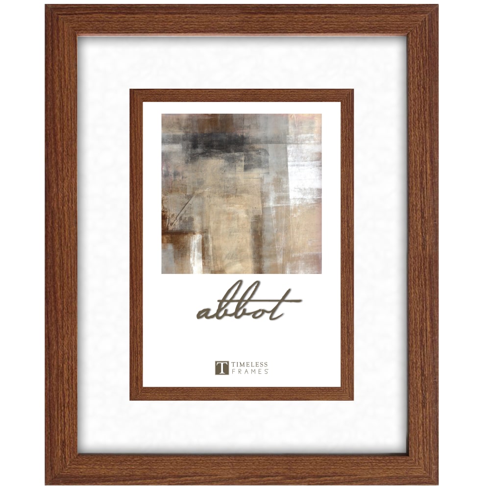 Timeless Frames Abbot Frame, 8in x 10in, Walnut