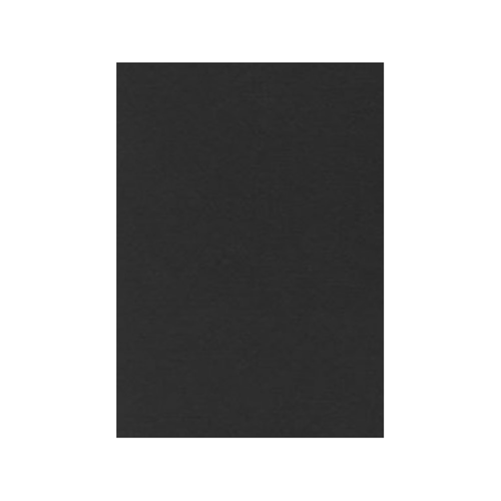 LUX Flat Cards, A7, 5 1/8in x 7in, Midnight Black, Pack Of 50