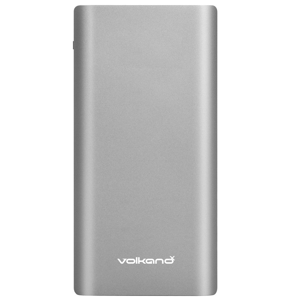 Volkano Brawn Slim Power Bank, 8,000 mAh, Silver, VK-9009-SL
