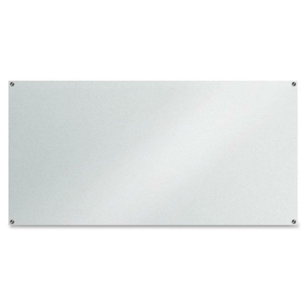 Lorell Glass Unframed Dry-Erase Whiteboard, 36in x 72in, White