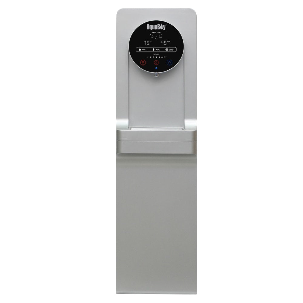 AquaBoy Pro II Hot/Cold Air-To-Water Generator, 45 1/2inH x 11 3/4inW x 17inD, Stainless Steel