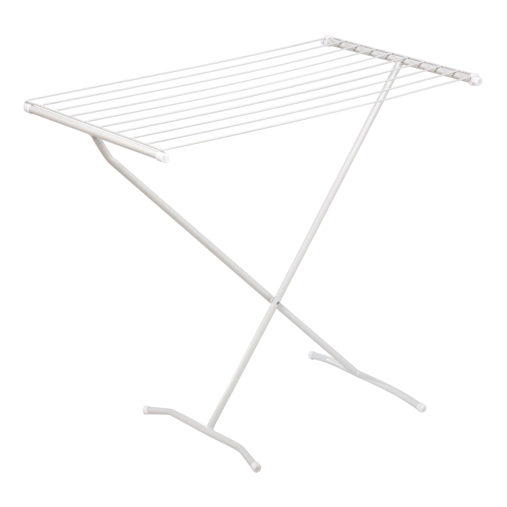 Honey-Can-Do Steel Folding Drying Rack, 32 1/4inH x 21inW x 35 1/2inD, White