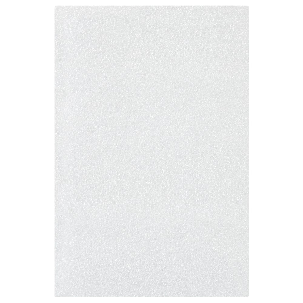 Partners Brand Flush-Cut Foam Pouches, 4in x 6in, White, Case Of 500