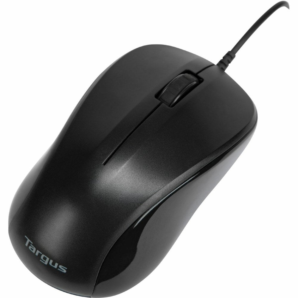 Targus Symmetrical Optical Laptop Mouse, Compact, Matte Black/Gray, AMU80US