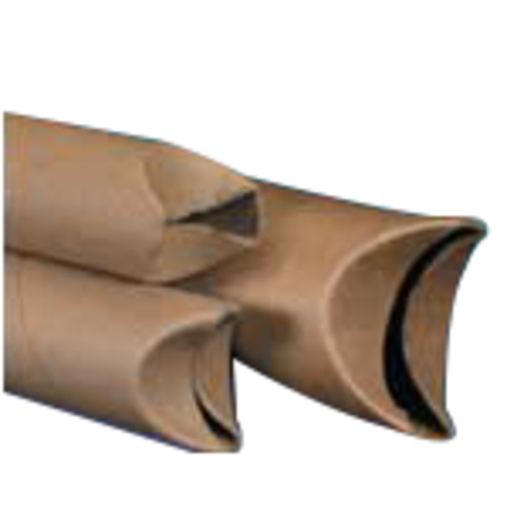 Partners Brand Economy Crimped-End Mailing Tubes, 2in x 36in, 80% Recycled, Pack Of 50