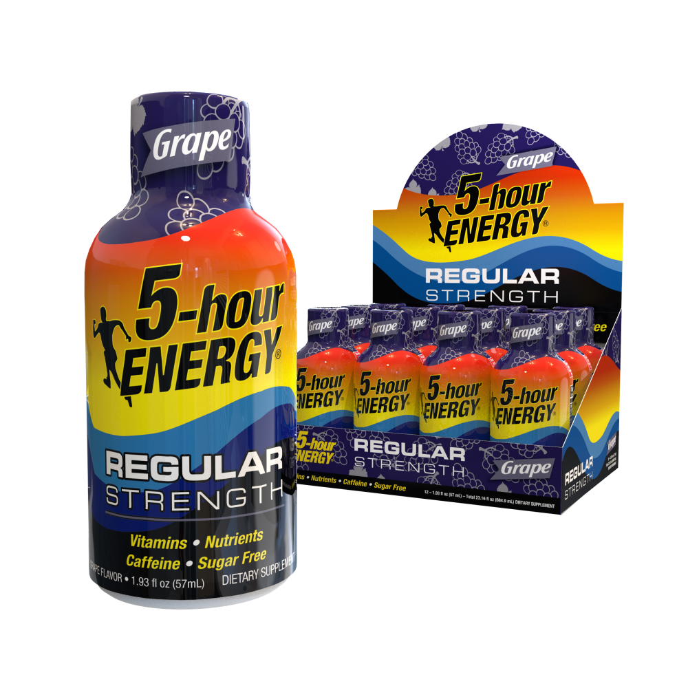 5-Hour Energy Original Energy Drink, 2 Oz, Grape