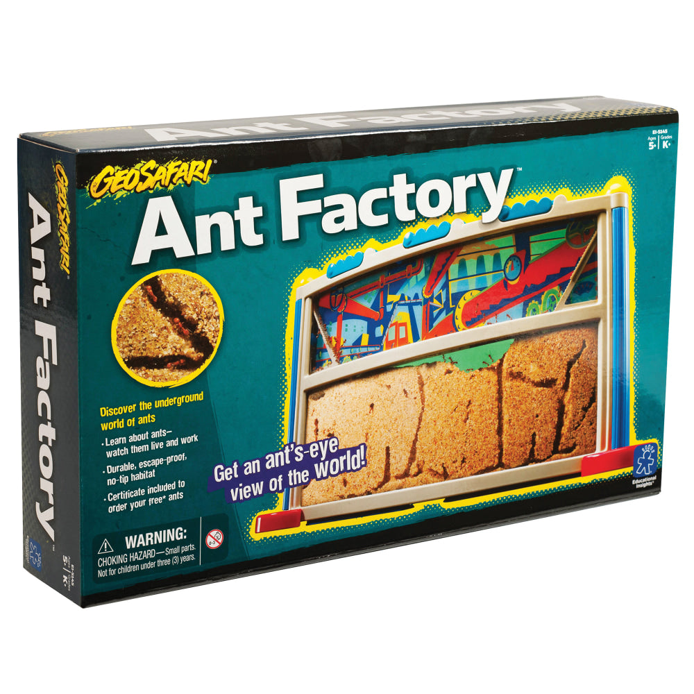 Educational Insights GeoSafari Ant Factory, 9in x 15in