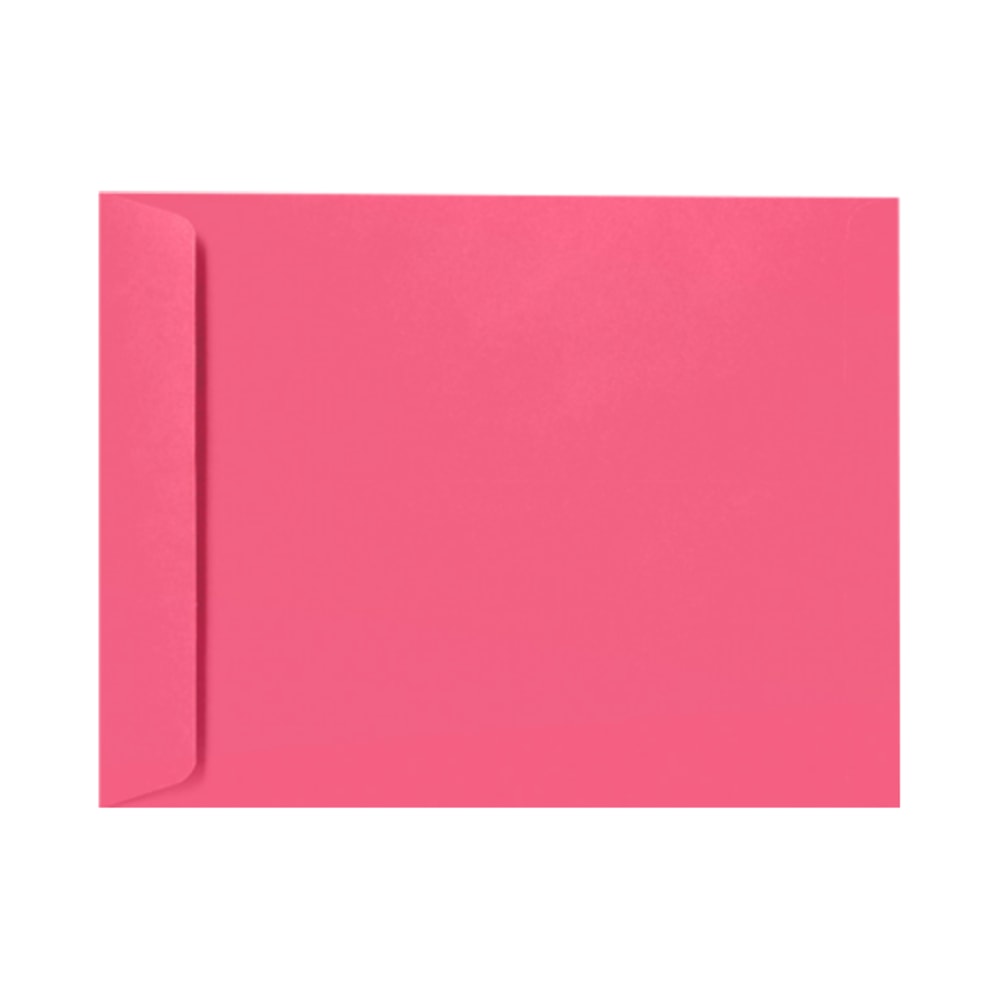 LUX Open-End Envelopes, 6in x 9in, Peel & Press Closure, Magenta Pink, Pack Of 1,000