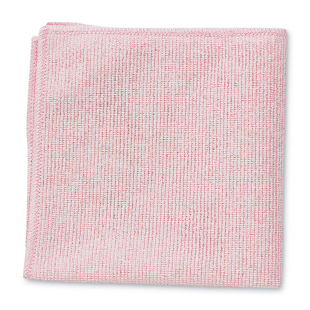 Rubbermaid Microfiber Cleaning Cloths, 16in x 16in, Pink, Pack Of 24