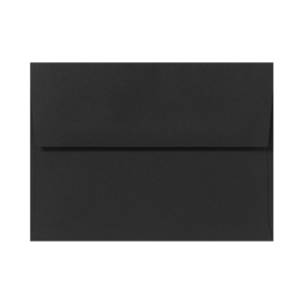 LUX Invitation Envelopes, A2, Peel & Press Closure, Midnight Black, Pack Of 50
