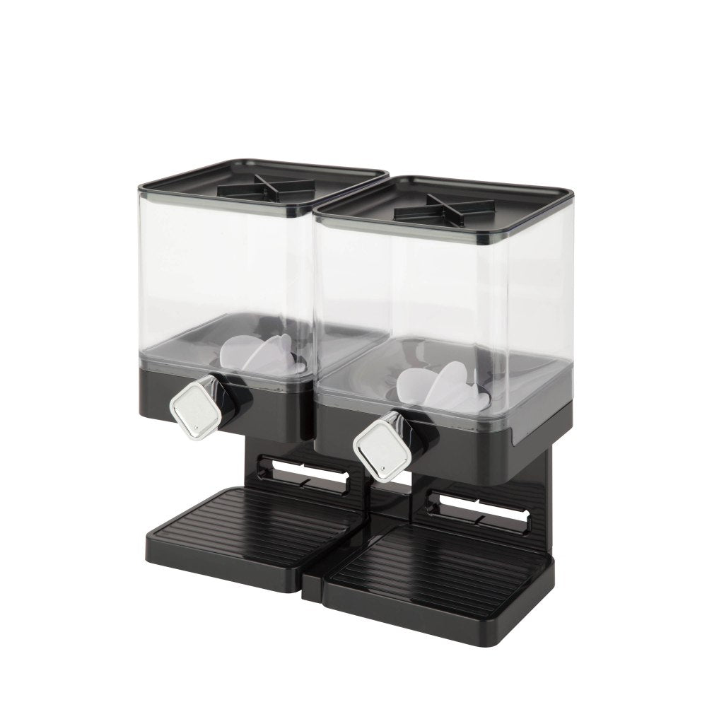 Zevro Indispensable Compact Dispenser, Double, 35 Oz, Black