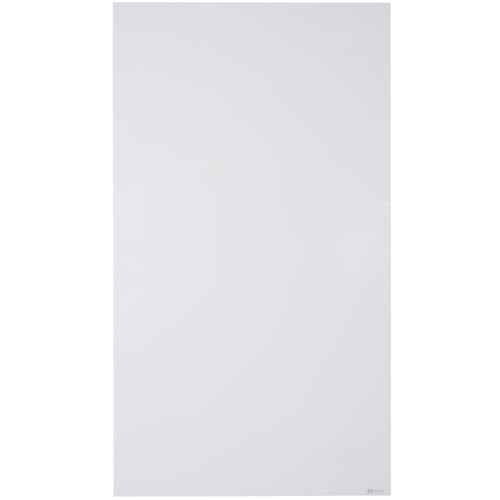 Quartet InvisaMount Vertical Glass Dry-Erase Board - 42x72 - 72in (6 ft) Width x 42in (3.5 ft) Height - White Glass Surface - Rectangle - Vertical - Magnetic - 1 Each