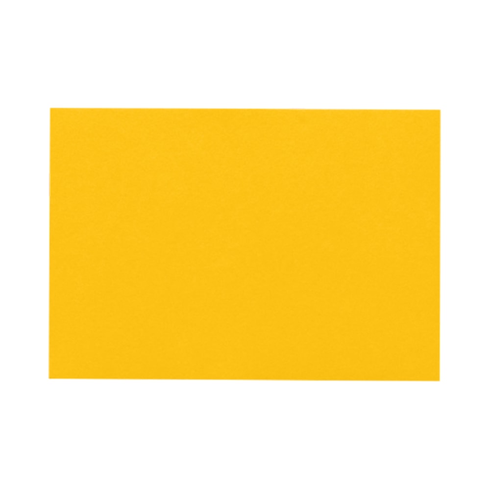 LUX Flat Cards, A7, 5 1/8in x 7in, Sunflower Yellow, Pack Of 500
