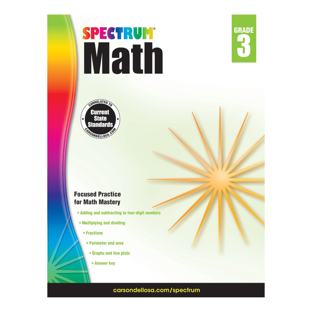 Spectrum Math, Grade 3