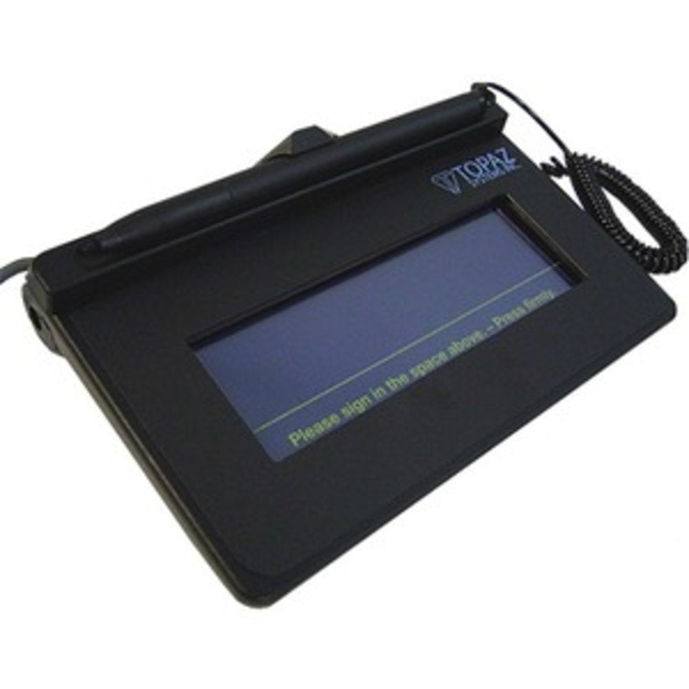 Topaz SigLite T-S460-BSB-R Signature Pad - 4.30in x 1.40in Active Area - USB