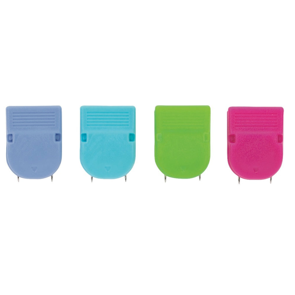 OfficeMax Brand Fabric Panel Wall Clips, Assorted Solid Colors, Pack Of 20