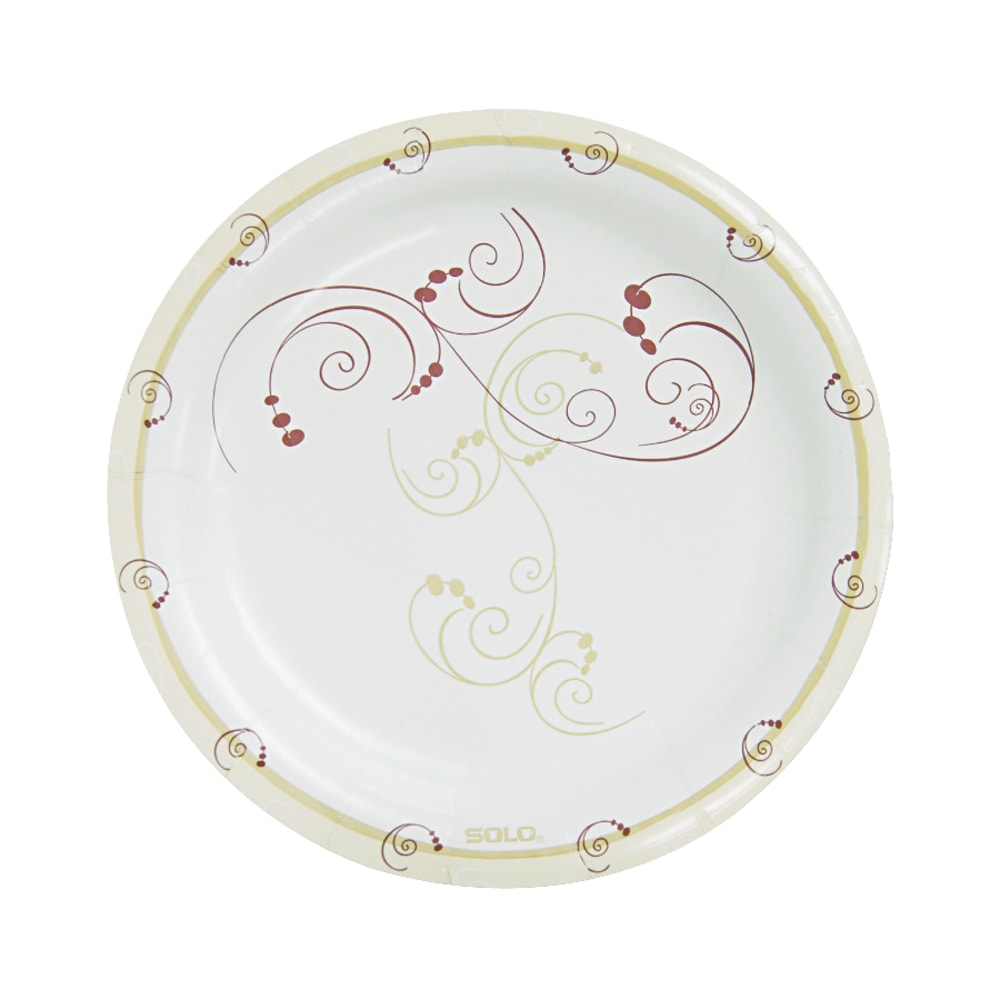 Solo Cup Symphony Paper Plates, 8 1/2in, Tan, Pack Of 125