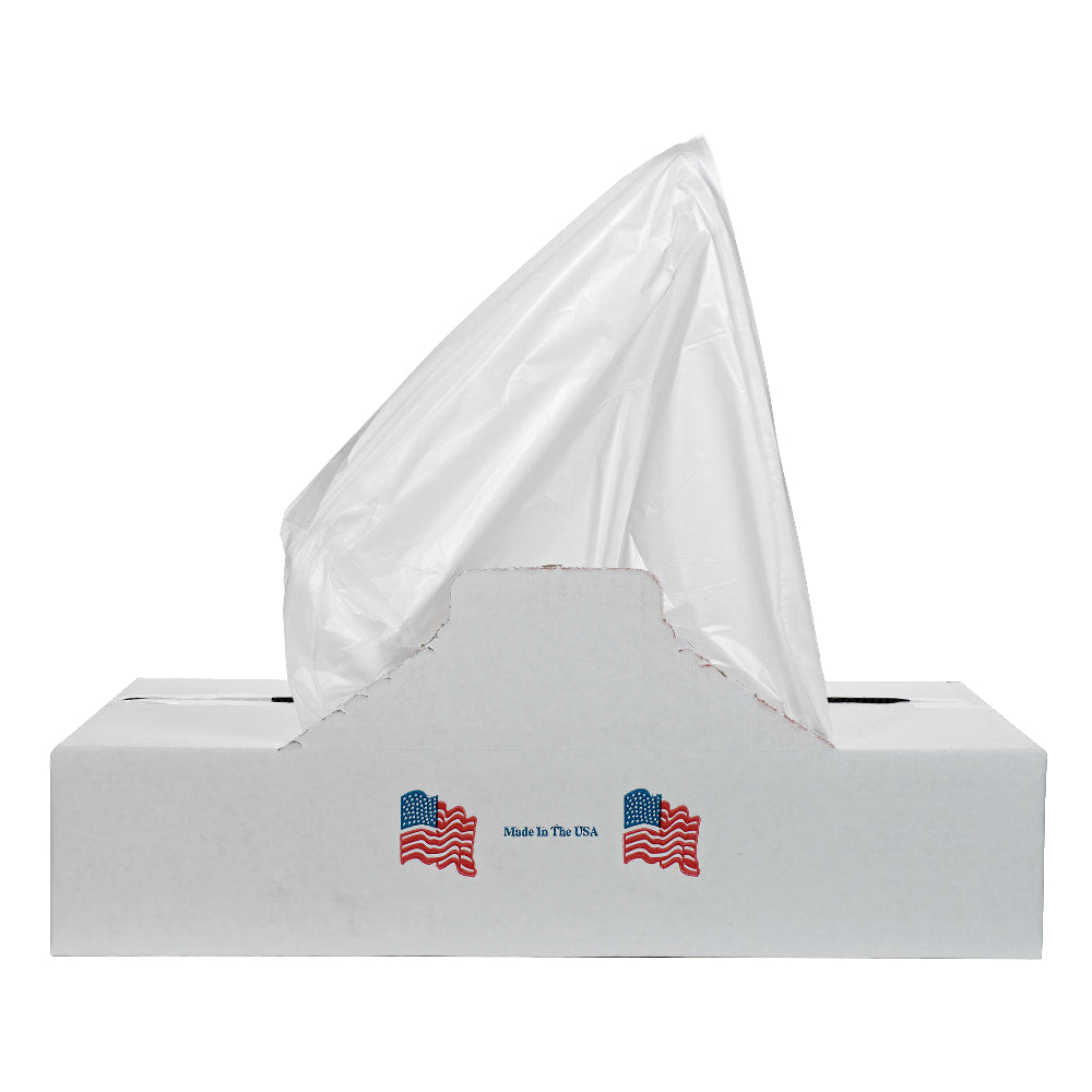 Noramco 1 1/8-mil Linear Low-Density Liners, 55 Gallons, 38in x 58in, Clear, Pack Of 100