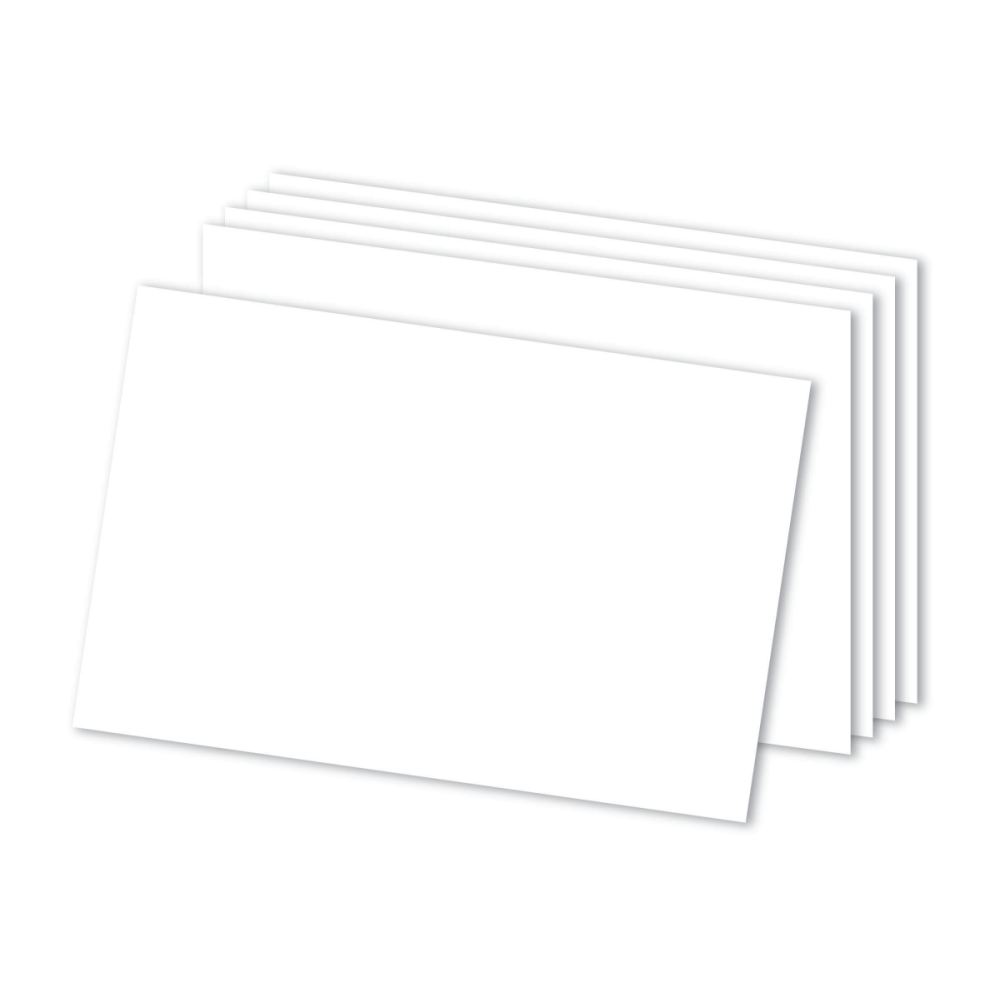 Office Depot Brand Blank Index Cards, 4in x 6in, White, Pack Of 300
