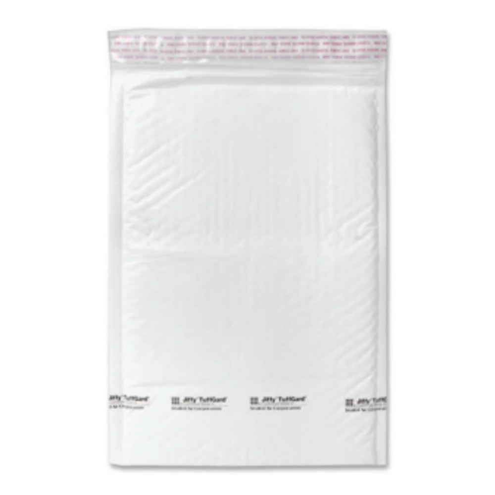 Sealed Air Tuffgard Premium Cushioned Mailers - Bubble - #4 - 9 1/2in Width x 14 1/2in Length - Peel & Seal - Poly - 25 / Carton - White