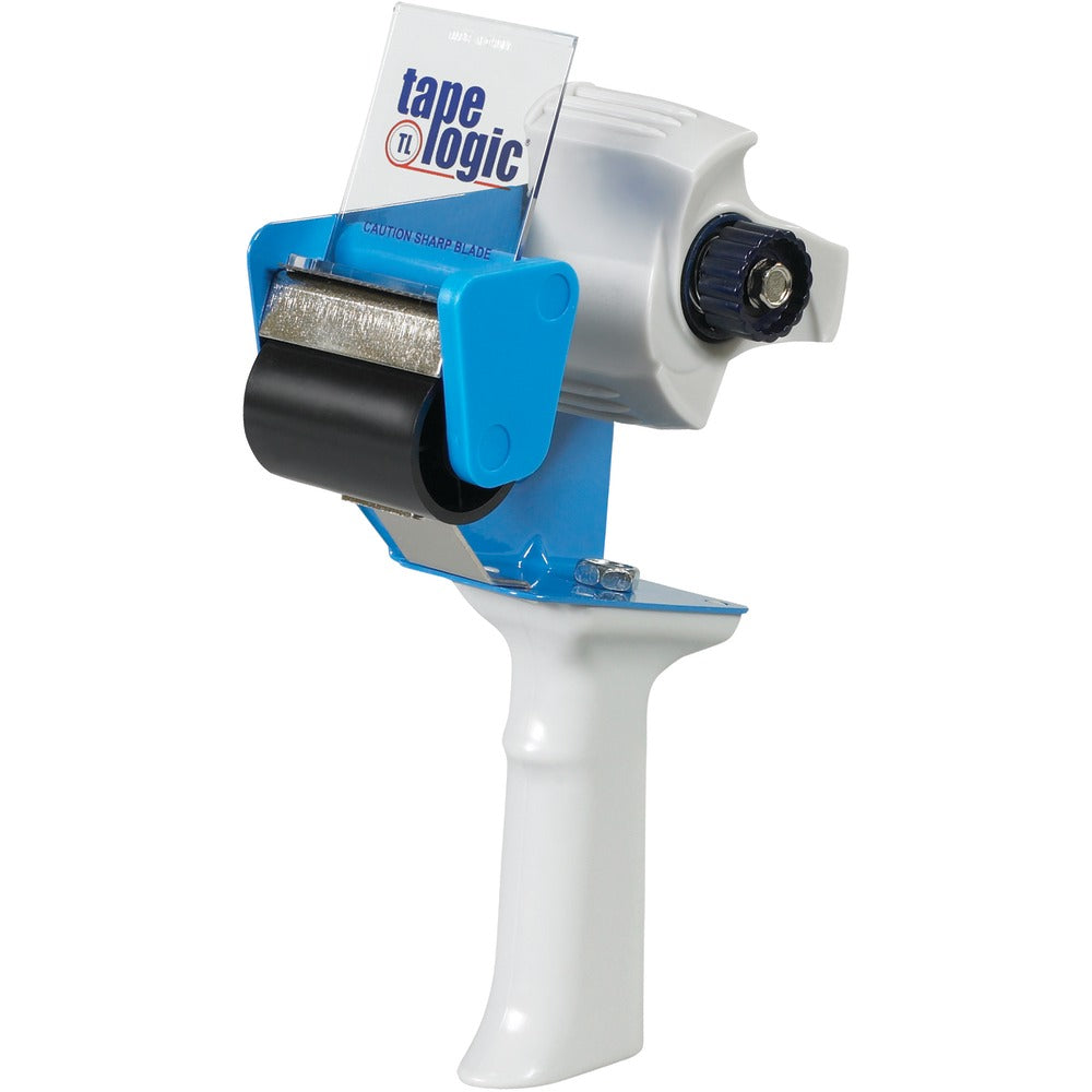 Tape Logic Industrial Carton Sealing Tape Dispenser, 2in, Blue/Light Gray